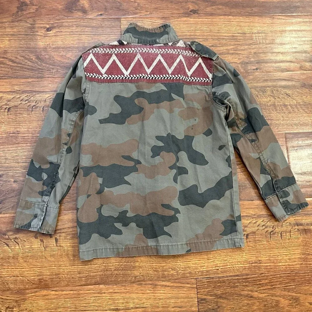 Lucky Brand camo print utility jacket